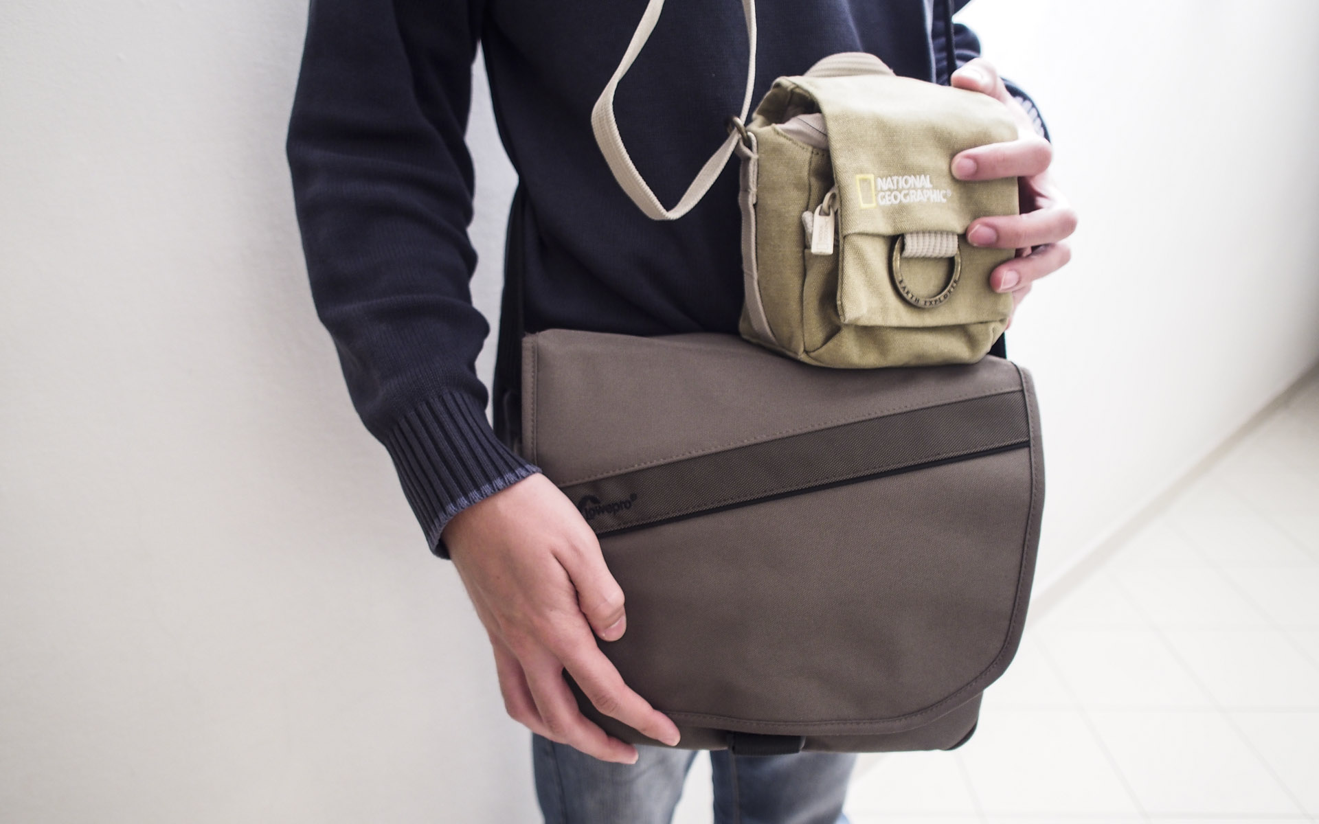 1pc Fashion Outdoor Large Capacity Shoulder Bag Waterproof Canvas Camera Bag  Business Bag Crossbody Bag For Men | Shop Now For Limited-time Deals | Temu  United Arab Emirates