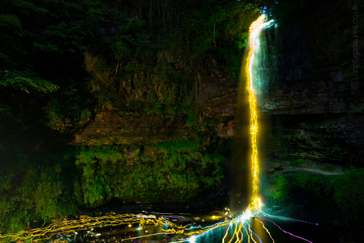 For a feature on BBC1’s The One Show we sent adventure presenter Andy Torbet down this 30 metre waterfall, illuminated only by high-luminance glowsticks. My confidence in the A7s is high, so I shot multiple sequential frames at high ISO, to make sure the glowsticks really left their mark in the scene. Even at ISO1600 there’s comfortable processing latitude and plenty of opportunity to recover highlights & lift shadows. Sony Zeiss 16-35mm at 24mm. The feature about making this image remains on iPlayer for a few more days (http://www.bbc.co.uk/iplayer/episode/b06157g8/the-one-show-09072015)